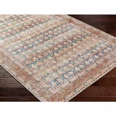 Rust Maligaya Distressed Washable Area Rug - Sweet Water Decor - Rugs