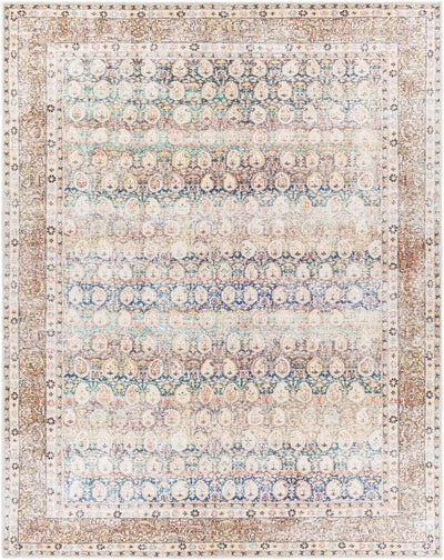 Rust Maligaya Distressed Washable Area Rug - Sweet Water Decor - Rugs