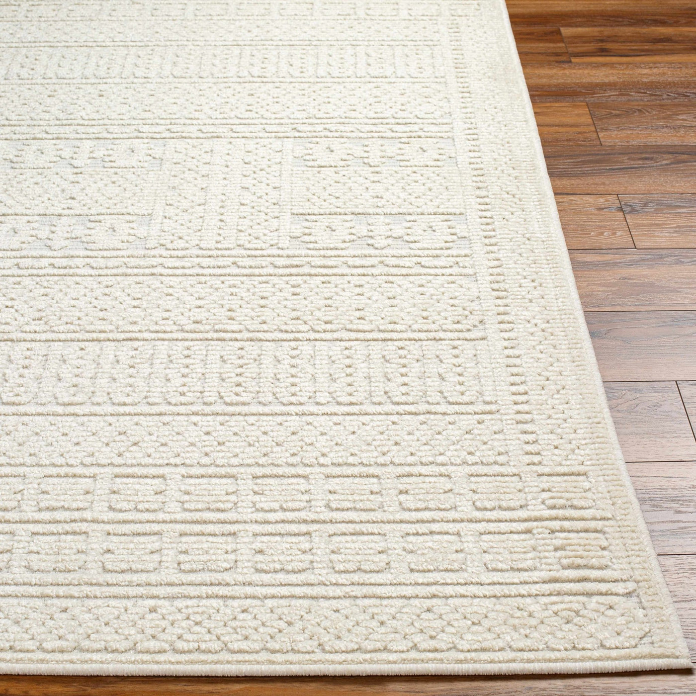 Bahar Cream Washable Area Rug - Sweet Water Decor - Rugs