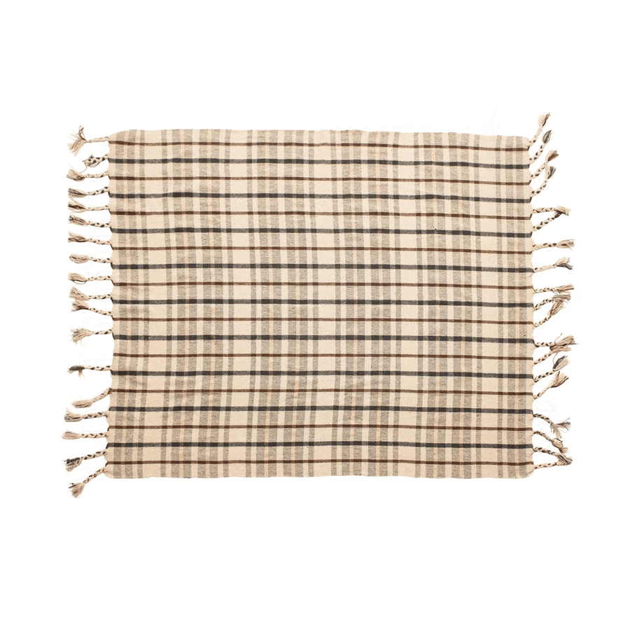 Miles Throw with Tassels - Sweet Water Decor - throw blanket
