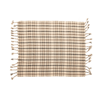 Miles Throw with Tassels - Sweet Water Decor - throw blanket