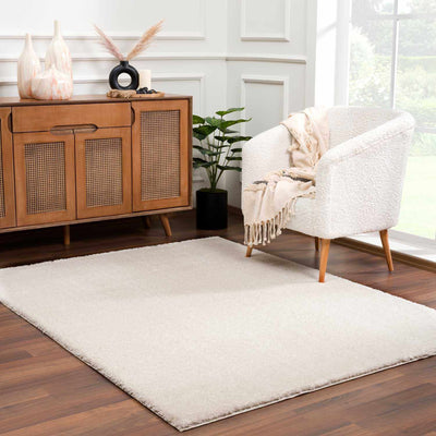 Heavenly Solid Beige Plush Rug - Sweet Water Decor - Rugs