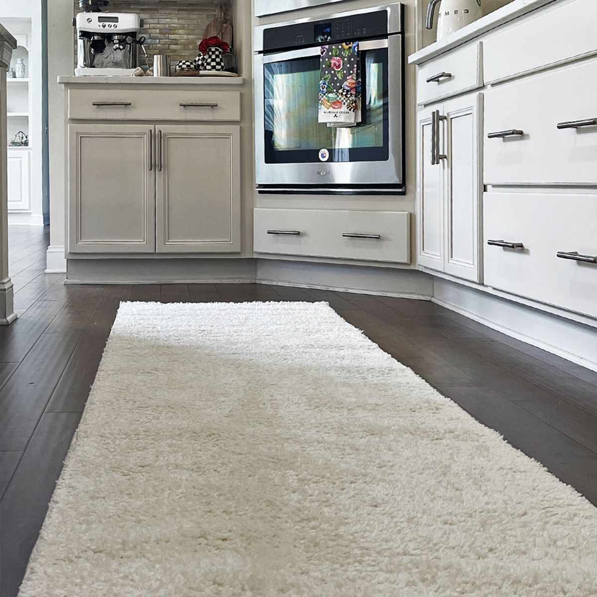 Judy Solid White Washable Rug - Sweet Water Decor - Rugs