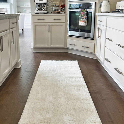 Judy Solid White Washable Rug - Sweet Water Decor - Rugs