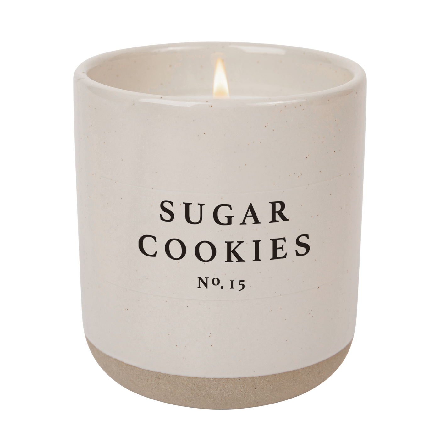Sugar Cookies Soy Candle - Cream Stoneware Jar - 12 oz