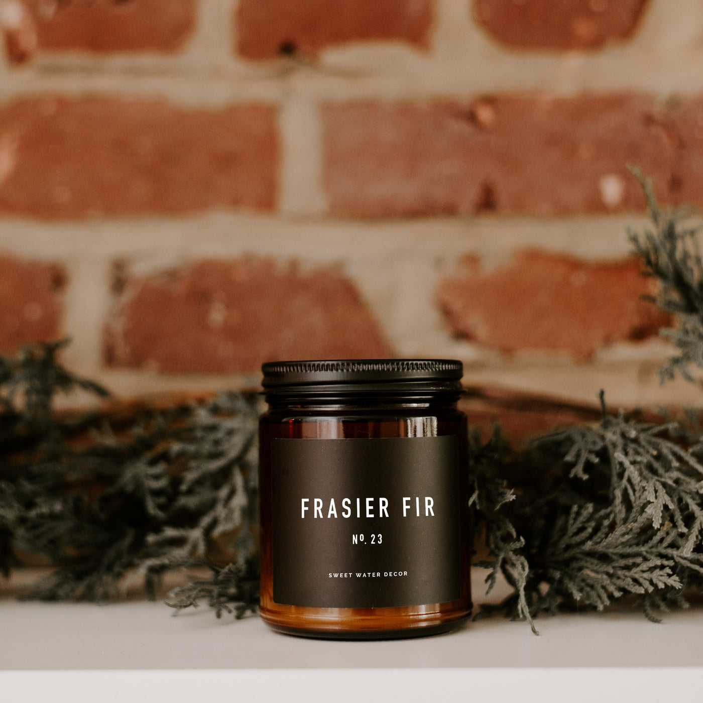 Fraser Fir Soy Candle - Amber Jar - 9 oz