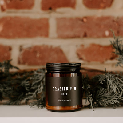Fraser Fir Soy Candle - Amber Jar - 9 oz