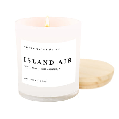 Island Air Soy Candle - White Jar - 11 oz