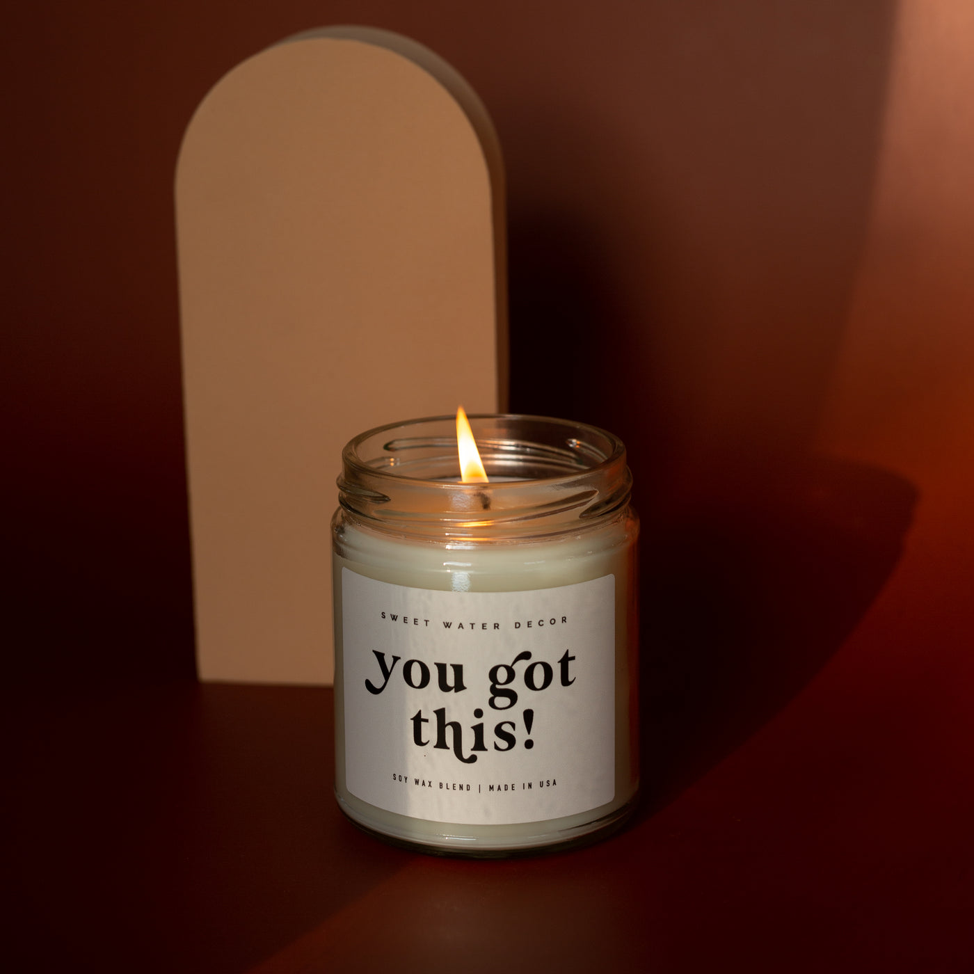 You Got This Soy Candle - Clear Jar - 9 oz