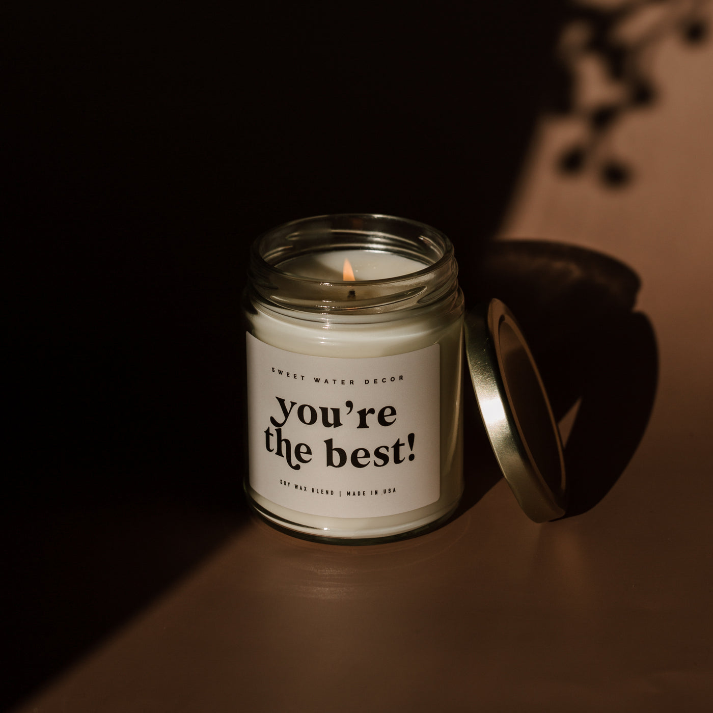 You're The Best! Soy Candle - Clear Jar - 9 oz