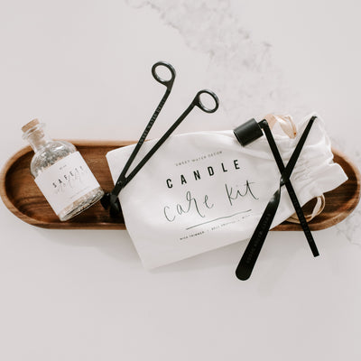 Black Candle Care Kit - Sweet Water Decor - Candle Tools
