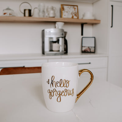 Hello Gorgeous 16oz. Coffee Mug - Sweet Water Decor - Coffee Mugs