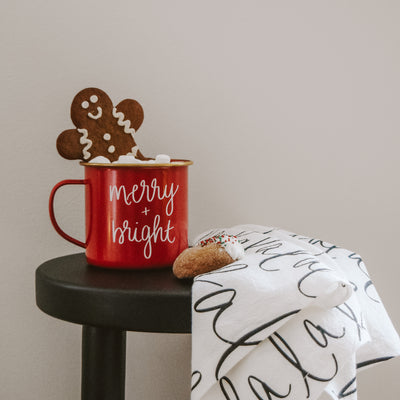 Merry and Bright Campfire Coffee Mug