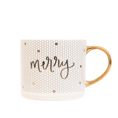 Merry 17oz. Tile Coffee Mug