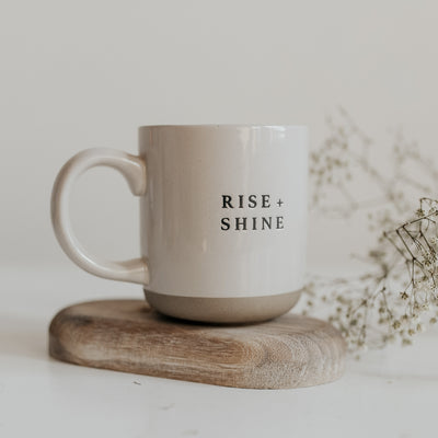 Rise and Shine 14oz. Stoneware Coffee Mug