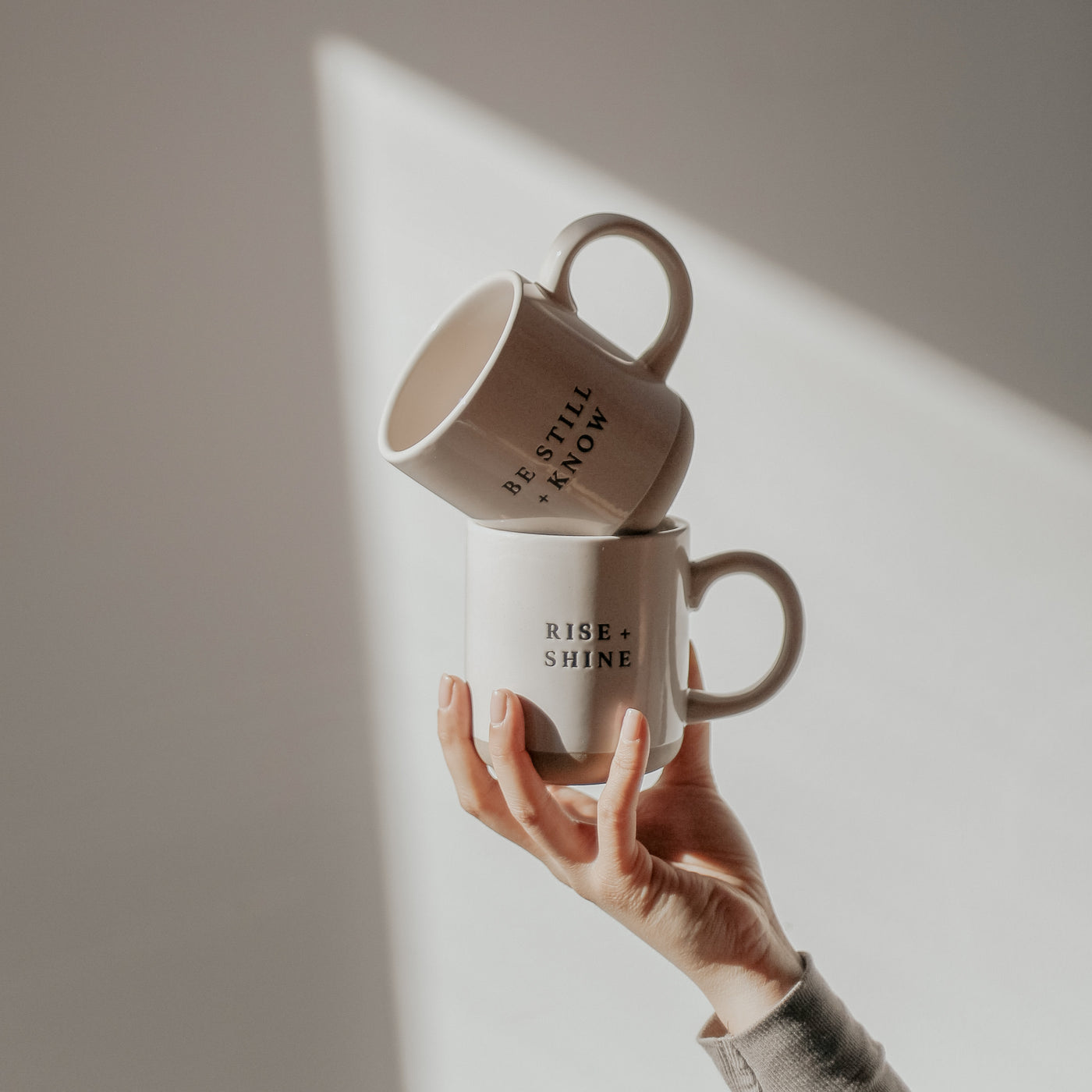 Be Still and Know 14oz. Stoneware Coffee Mug - Sweet Water Decor - Coffee Mugs