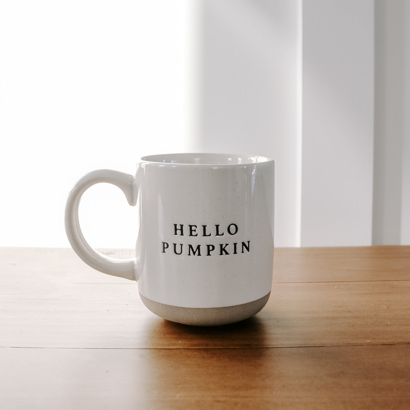 Hello Pumpkin 14oz. Stoneware Coffee Mug - Sweet Water Decor - Coffee Mugs