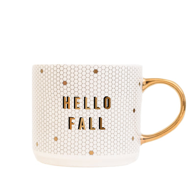Hello Fall 17oz. Tile Coffee Mug - Sweet Water Decor - Coffee Mugs