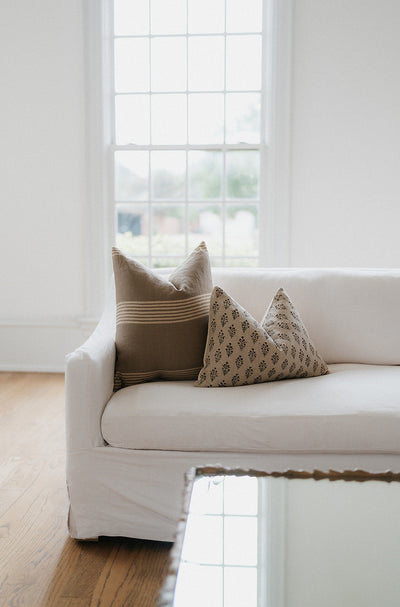 TIFEOLUWA - Indian Hand Block Linen Pillow Cover