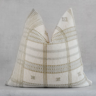 KOFI - Indian Wool Throw Pillow Cover