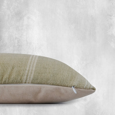 YINKA - Vintage Indian Wool Lumbar Throw Pillow Cover