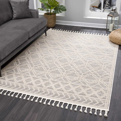 Magnolia Embossed Beige 2301 Area Rug