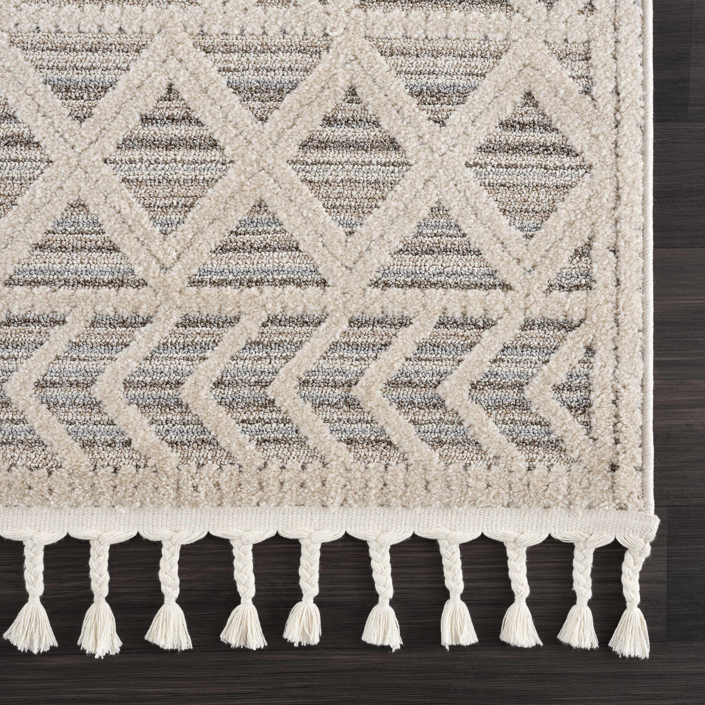 Magnolia Embossed Beige 2301 Area Rug