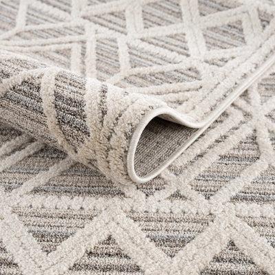 Magnolia Embossed Beige 2301 Area Rug