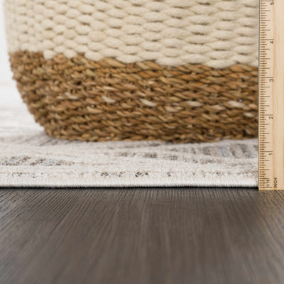 Magnolia Embossed Beige 2301 Area Rug