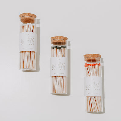 White Tip Hearth Matches - 80 Count, 7"