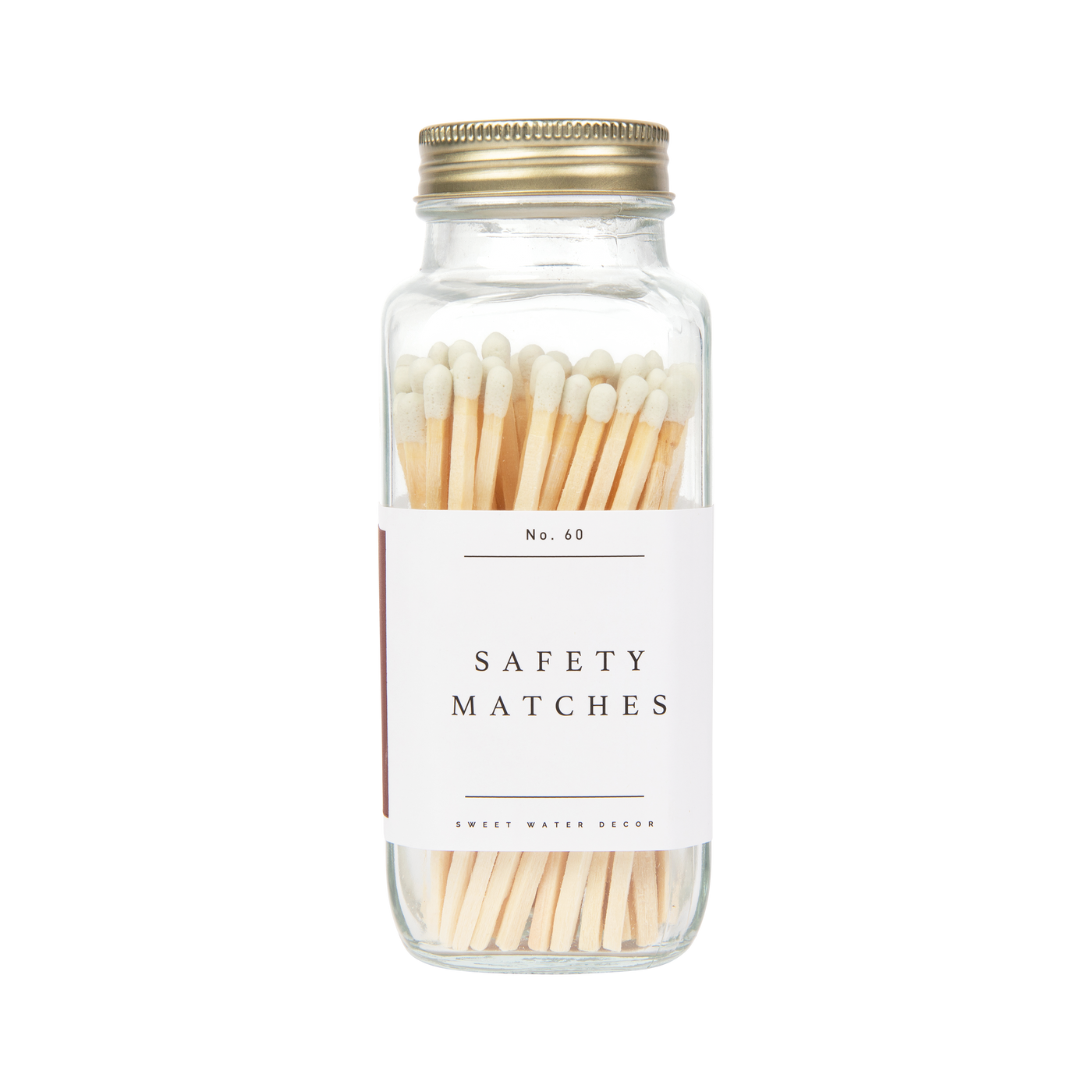 White Tip Safety Matches - 60 Count, 3.75"