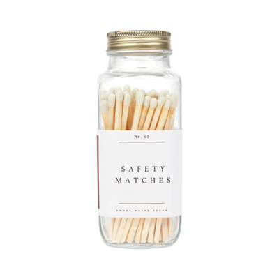 White Tip Safety Matches - 60 Count, 3.75"