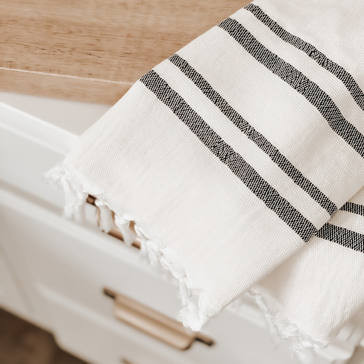 Turkish Cotton Hand Towel, Multi Stripe - Home Decor & Gifts