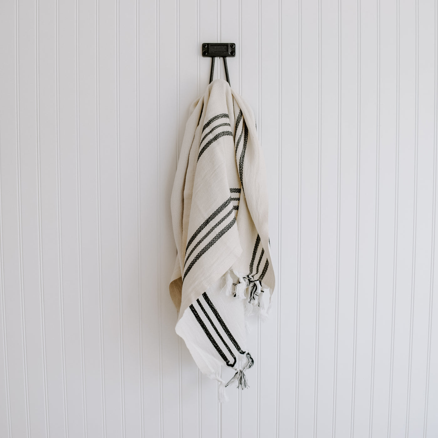 Jordan Turkish Cotton + Bamboo Hand Towel - Three Stripe