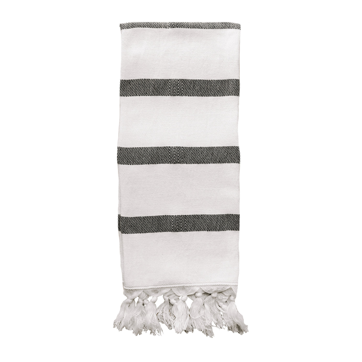 3 Piece Turkish Towel Set for Bathroom, 1 Bath Towel, 2 Hand Towels, Off  White Cotton Bath Towels with Black Stripes,Turkish Peshtemal Towel and  Hand