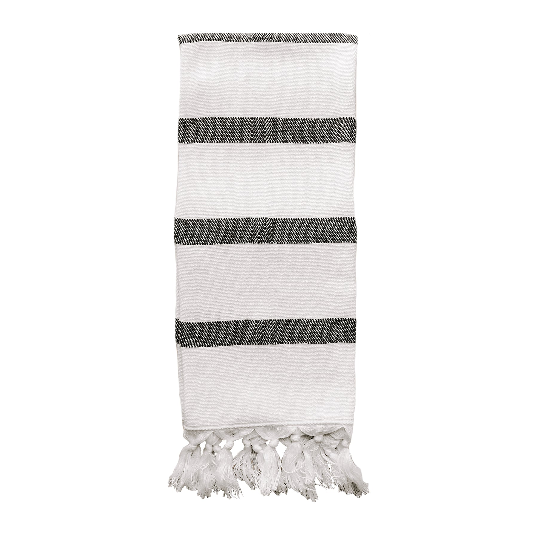 Hatay  Handwoven Red Striped Turkish Bath Towel