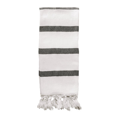 Turkish Cotton + Bamboo Hand Towel - Single Stripe - Sweet Water Decor - Hand Towels