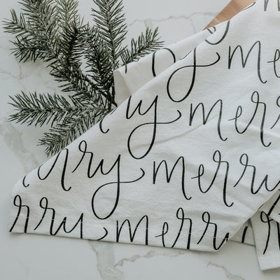 Merry Tea Towel