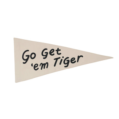 go get 'em tiger pennant - Sweet Water Decor - Wall Hanging