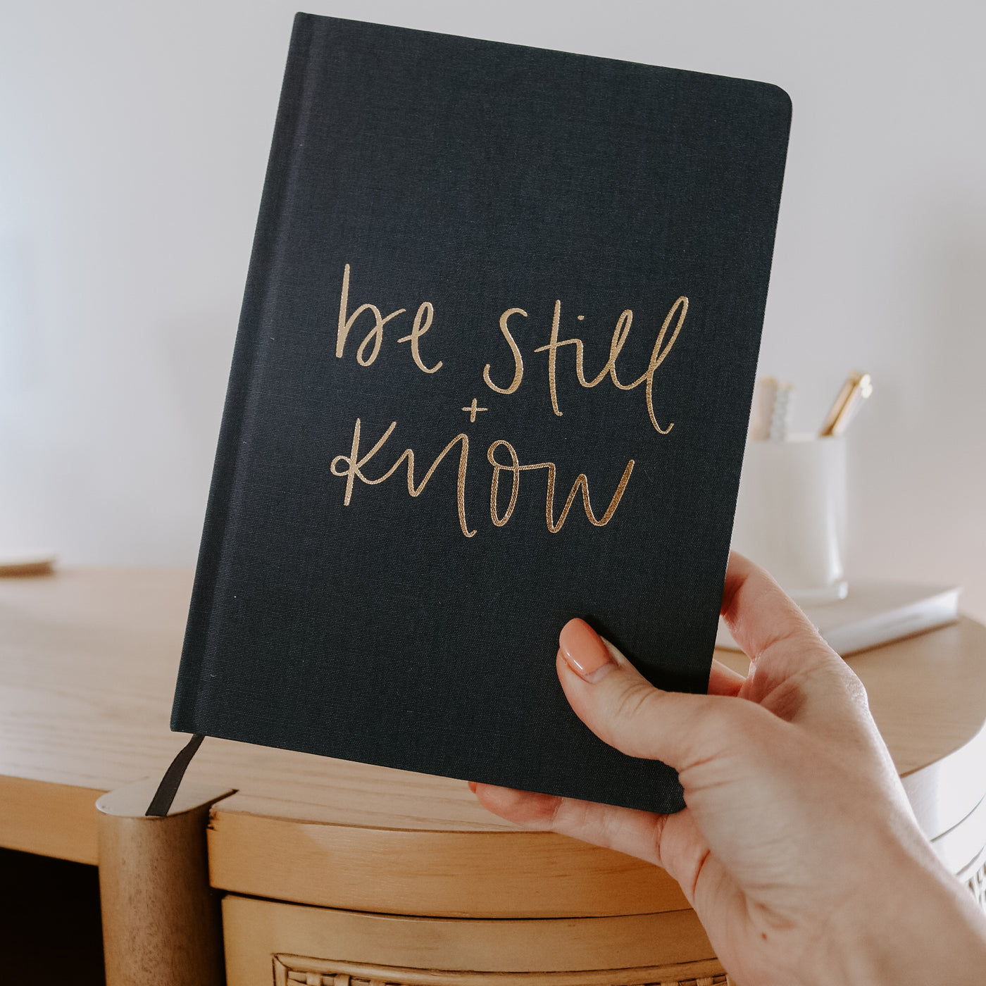 Be Still and Know Fabric Journal - Sweet Water Decor - Notebooks