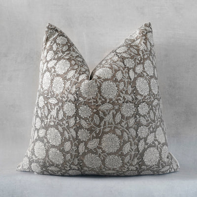 KEHINDE- Indian Hand Block Linen Pillow cover