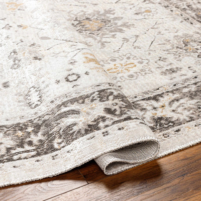 Arwel Cream Washable Area Rug