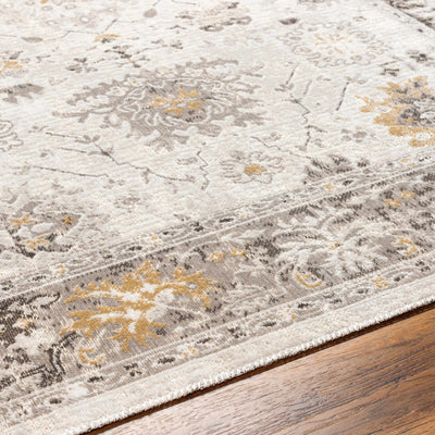 Arwel Cream Washable Area Rug