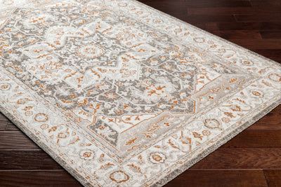 Roho Beige & Rust Washable Area Rug