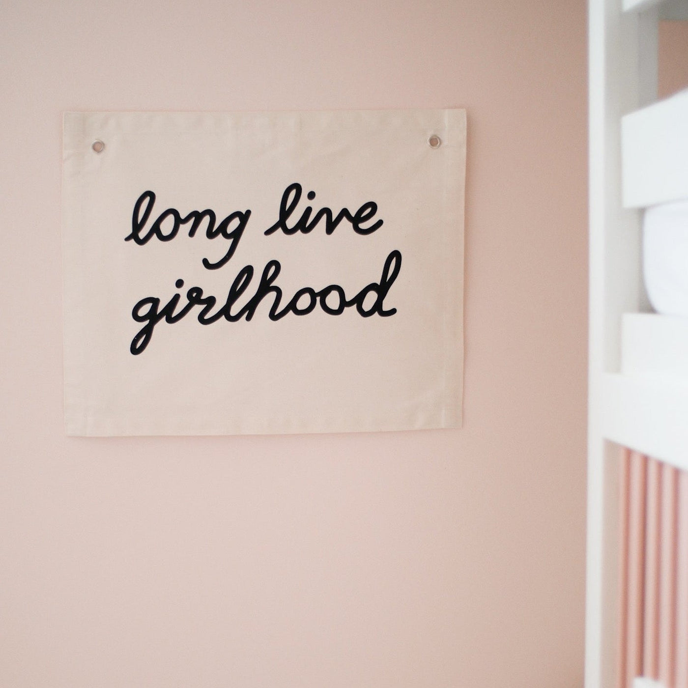 long live girlhood banner - Sweet Water Decor - Wall Hanging